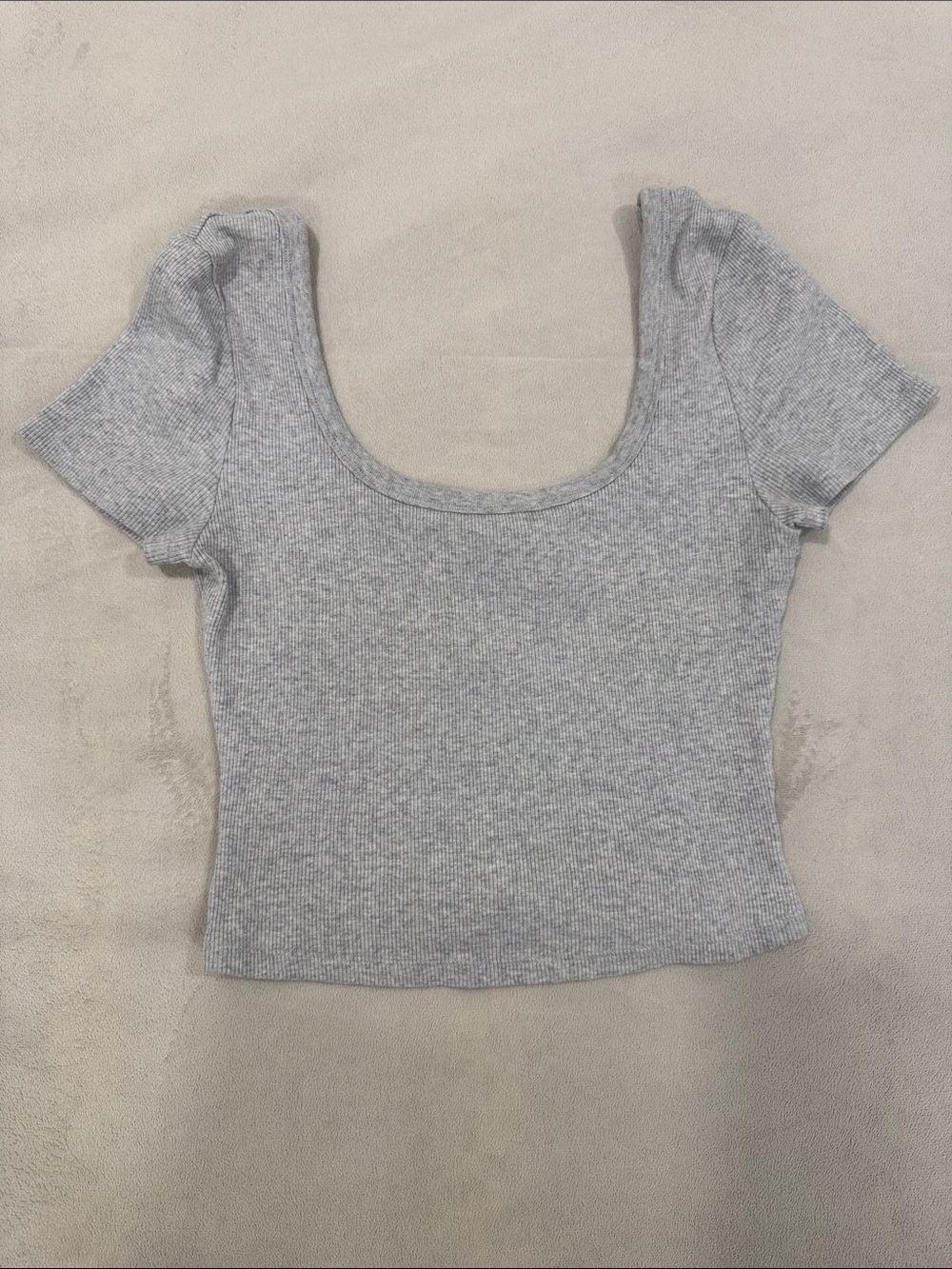 Women’s Universal Thread Gray Crop Top